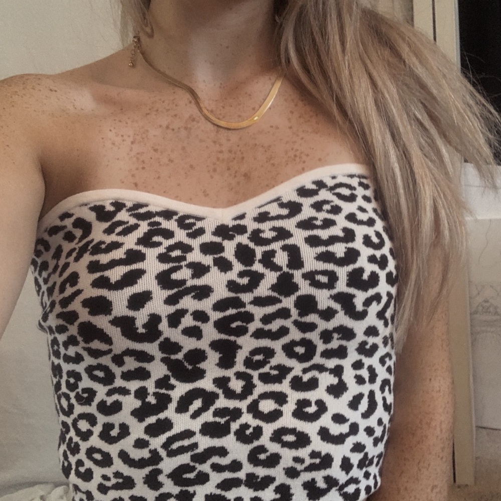 CHEETAH TUBE TOP